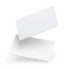 Carte RFID 125 kHz blanche en PVC face avant