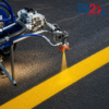 Machine de marquage routier airless hydraulique