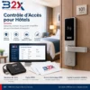 Système de contrôle d’accès hôtel RFID en Tunisie – B2X